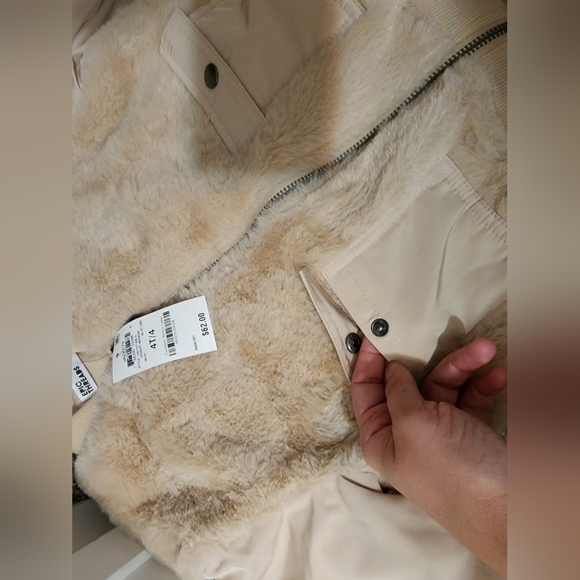 Epic Threads Toddler Girls Faux Fur Bomber Jacket Size 4T - Picture 9 of 12